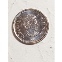 Канада 10 центов 2016 года .