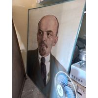 Портрет Ленин  В.И. 200 на 150 см..Времён СССР