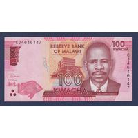 Малави, 100 квача 2020 г., P-65e, UNC