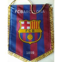 Вымпел - Футбольный Клуб "Барселона"  - Двухсторонний - Размеры Вымпела 25/32 см.