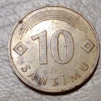 Латвия 10 сантимов 1992