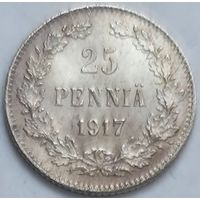 25 пенни 1917 без короны