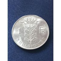 Бельгия 1 франк 1975 -que-