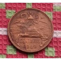 Мексика 20 центаво 1969 года. Орел.
