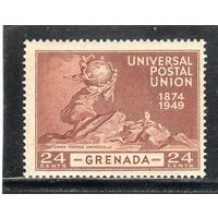 Гренада. Mi:GD 142. Памятник, Берн. 75 лет Всемирного почтового союза (ВПС).1949