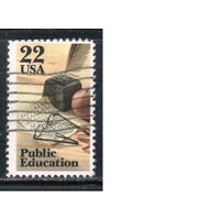 США-1985, (Мих.1771),  гаш., Образование,(одиночка)