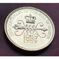 Великобритания 2 фунта, 1989 300 лет "Биллю о правах" Англии