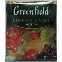 Чай Greenfield Currant & Mint (черный, мята, гибискус, лист и ягоды черной смородины) 1 пакетик