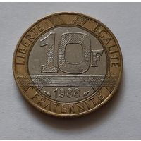 10 франков 1988 г. Франция