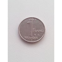 1 франк 1997 год. Бельгия.