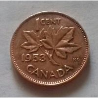 1 цент, Канада 1953 г.