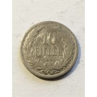 Венгрия 10 филлер 1895
