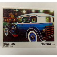 Turbo #226 (Турбо) Вкладыш жевачки Турба. Жвачки