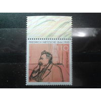 Германия 2000 философ Ницше, рисунок художника** Михель-1,5 евро