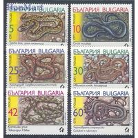 1989 Болгария 3784-3789 Рептилии 3,50 евро