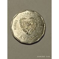 Кипр 5 миллей 1982 года .