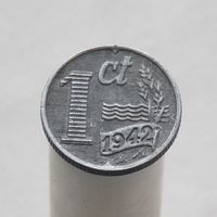 Нидерланды 1 цент 1942 ( Немецкая оккупация )