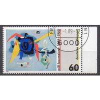 100 лет со дня рождения художника-абстракциониста Вилли Баумайстера ФРГ 1989 год серия из 1 марки
