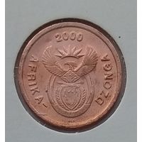 ЮАР 5 центов 2000 г. AFRIKA-DZONGA. В холдере