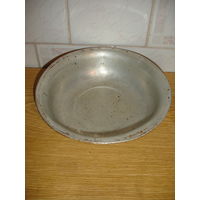 Тарелка миска металл походная или готовки в духовке СССР