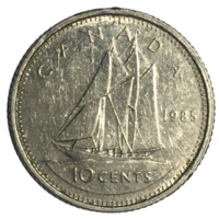 Канада 10 центов, 1985