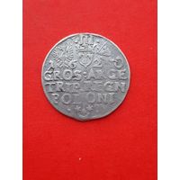 Трояк (3 гроша) 1620 года "Краковский монетный двор" (Польша, Сигизмунд III Ваза). С 1 рубля