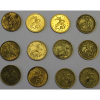 Россия, 10 копеек 2000, 2007, 2010 (С-П). Цена за монету