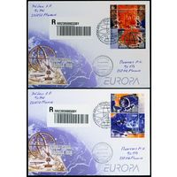 Беларусь 2009 год Конверты первого дня Астрономия. EUROPA