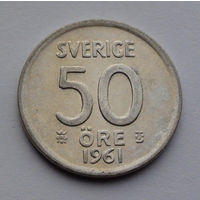 Швеция 50 эре, 1961