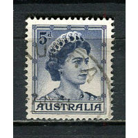 Австралия - 1959/1965 - Королева Елизавета II 5Р - [Mi.292A] - 1 марка. Гашеная.  (Лот 7FA)-T25P8