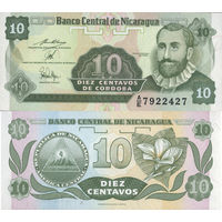 Никарагуа 10 Центаво 1991 UNC П2-83