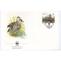 КПД, WWF, Багамы,  Кубинская свистящая утка,1988