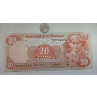 Werty71 Никарагуа 20 кордоба 1979 UNC банкнота