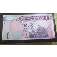 Ливия 1 динар 2013 unc