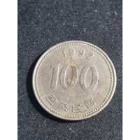 100 вон 1992 Южная Корея