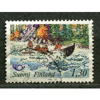 Туризм по Скандинавии. Сплав на лодках. Финляндия. 1983