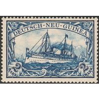 Германия Колонии Новая Гвинея 1900 Яхта Гогенцоллерн Стандарт DR-NG 17 MLH