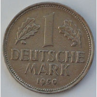 Германия - ФРГ 1 марка. 1950. D