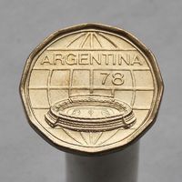 Аргентина 100 песо 1977 Чемпионат мира по футболу 1978
