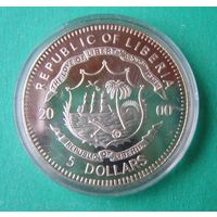 Либерия 5 долларов, 2000, Битва при Геттисберге