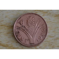 Свазиленд 1 цент 1986