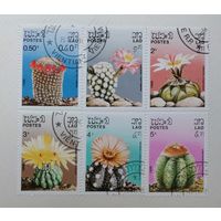 Лаос /1986/ Флора -Цветы - Кактусы / 6 марок из серии