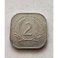 Восточные Карибы 2 цента, 1999