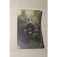 Фото военнослужащего РИА, 1915 года, размер 14*9 см.