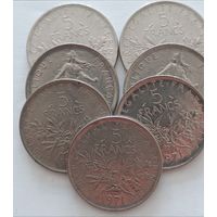 Франция. 5 франков 1971 года.