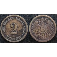 YS: Германия, Рейх, 2 пфеннига 1906F, KM# 16 (1)