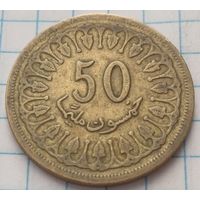 Тунис 50 миллимов, 1983    ( 4-8-1 )