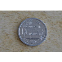 Французская Полинезия 1 франк 1989