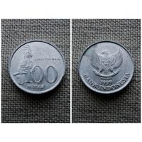 Индонезия 100 рупий 1999/фауна /птицы.Попугай