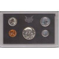 Годовой набор монет США 1970 г. двор S (1; 5; 10; 25; 50 центов серебро) _Proof Set